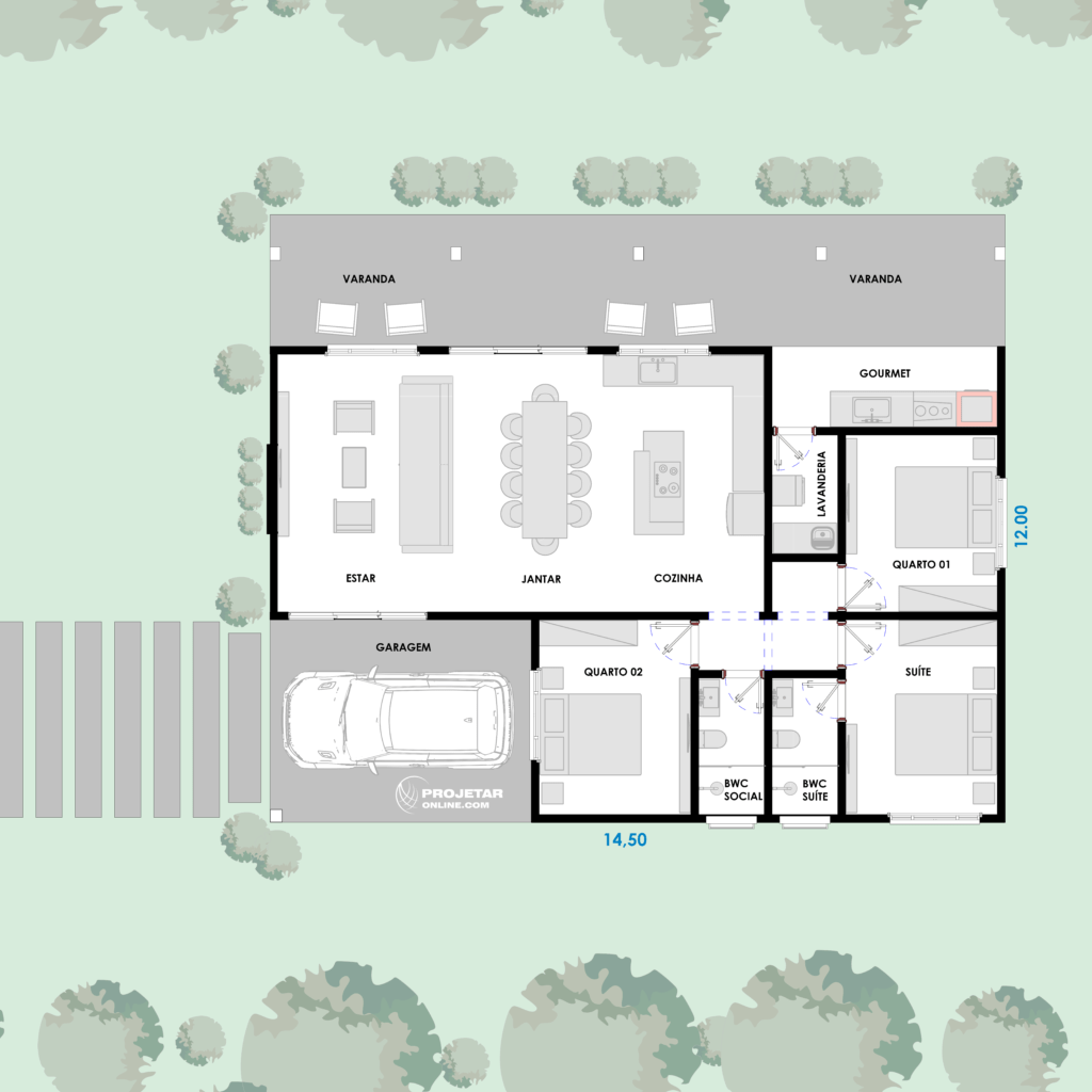 P445 PROJETO PLANTA BAIXA