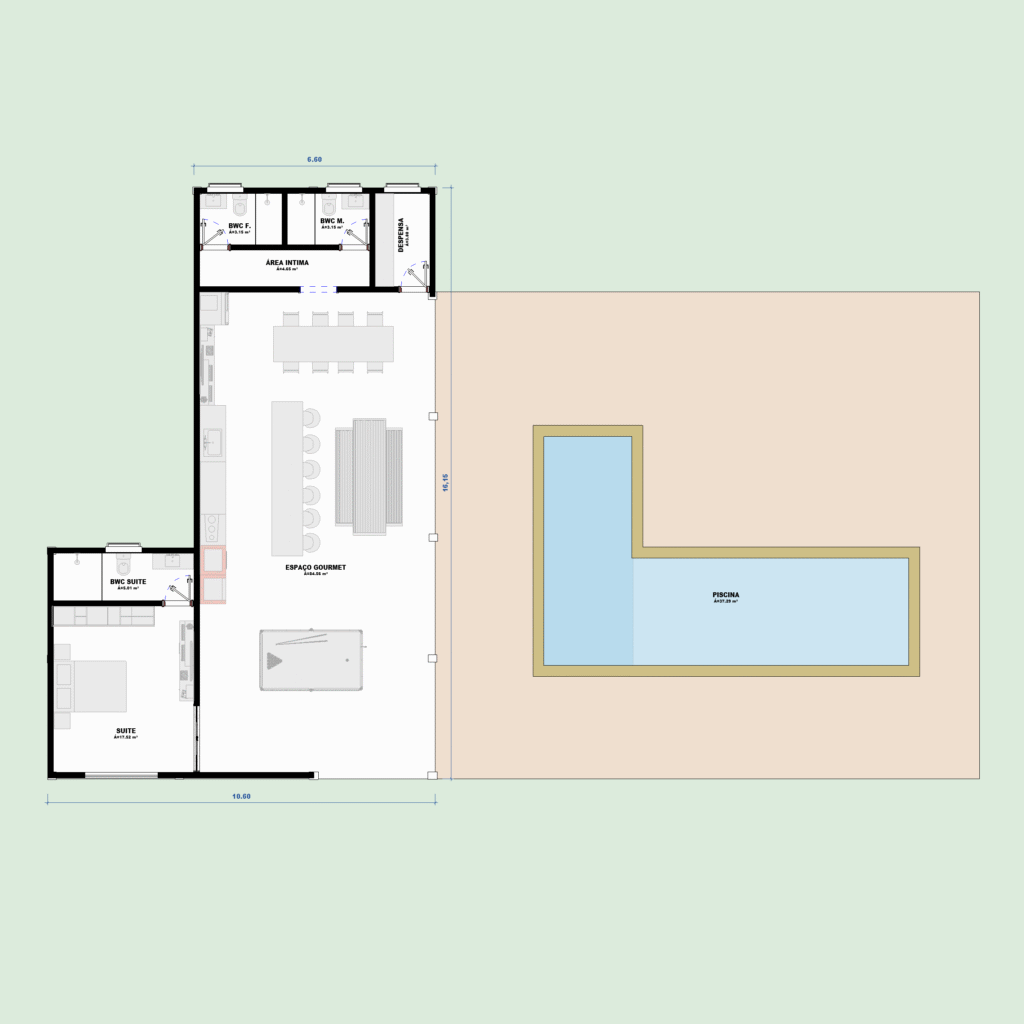 P502 AREA DE LAZER 01 QUARTO